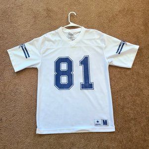 Terrell Owens Dallas Cowboys Jersey Men Size M White #81 NFL Football Sports